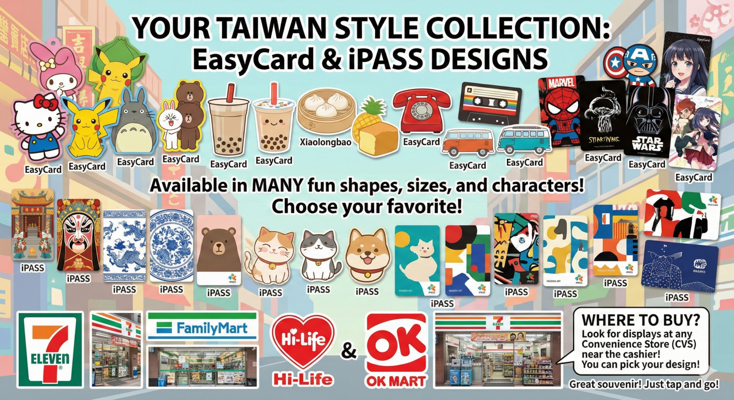Foreigners buying Taiwan EasyCard: Where to buy and top up electronic IC cards?